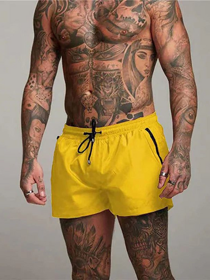 Momount Men Swim Shorts – Drawstring Quick Dry Slim Fit Summer