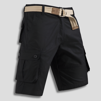 Momount Men Cargo Shorts – Drawstring Multi-Pocket Relaxed Fit Outdoor