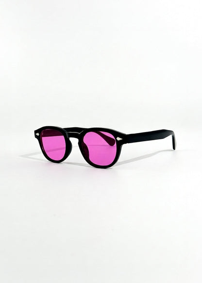 Astoria | Vintage Round Pink Lens Sunglasses