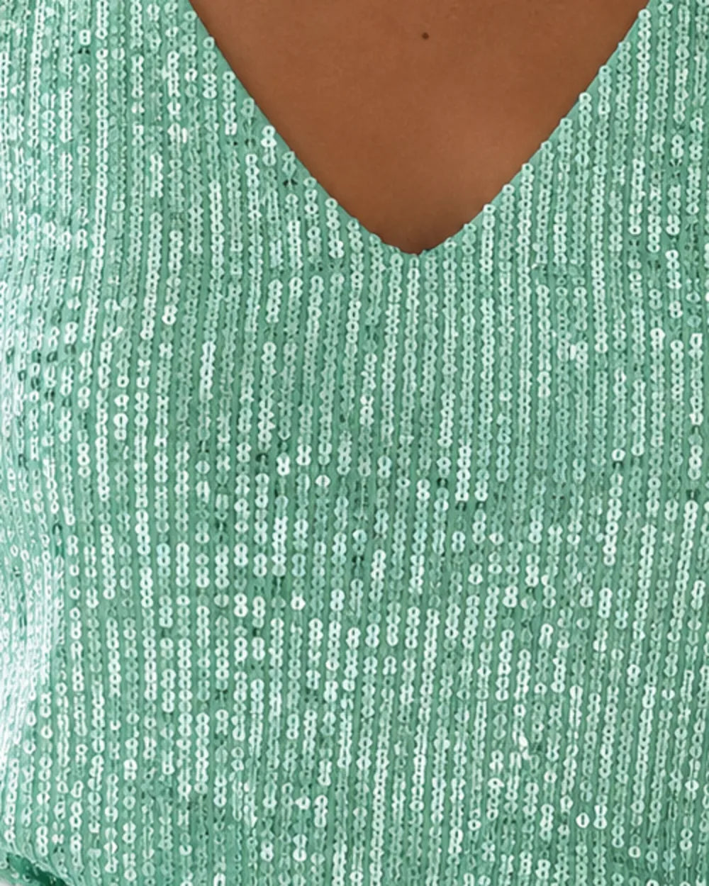 Martha | Ženski top z bleščicami in V-izrezom — image 5