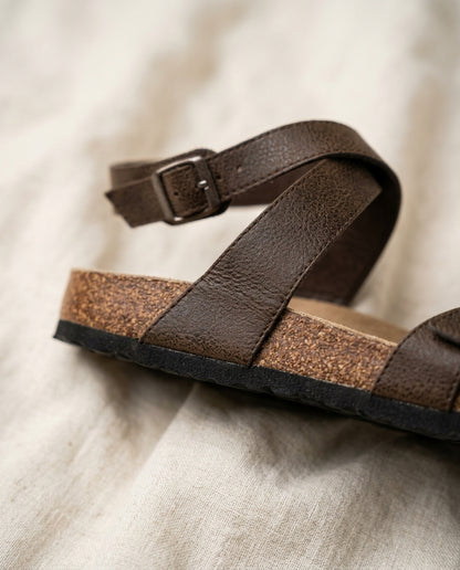 Momount Flat Sandals - detail_cork_footbed